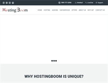 Tablet Screenshot of hostingboom.com